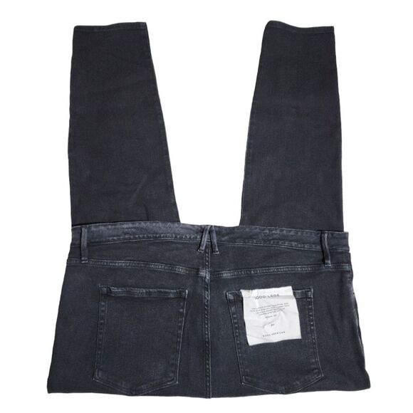 Good American NWT Good Legs Black Stretch Denim Skinny Jeans Plus Size 24 - Picture 6 of 12